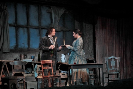 Boheme Michael Fabiano as Rodolfo and Sonya Yoncheva as Mimě in La Bohčme Photo by Ken Howard Metropolitan Opera
