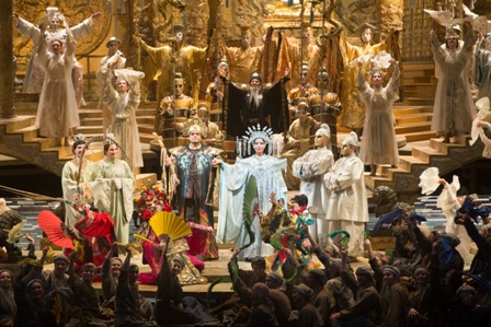 Turandot A scene from Turandot Photo by Marty Sohl Metropolitan Opera